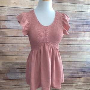 NWOT Sicilian Smocked Detailed Top Size Medium